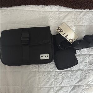 WILO Black Crossbody Bag